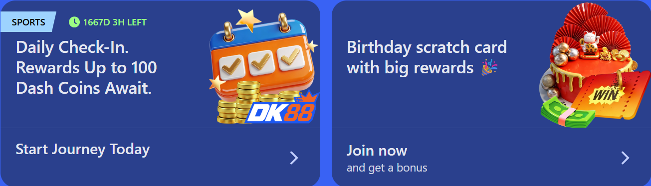 DK88 daily promotions